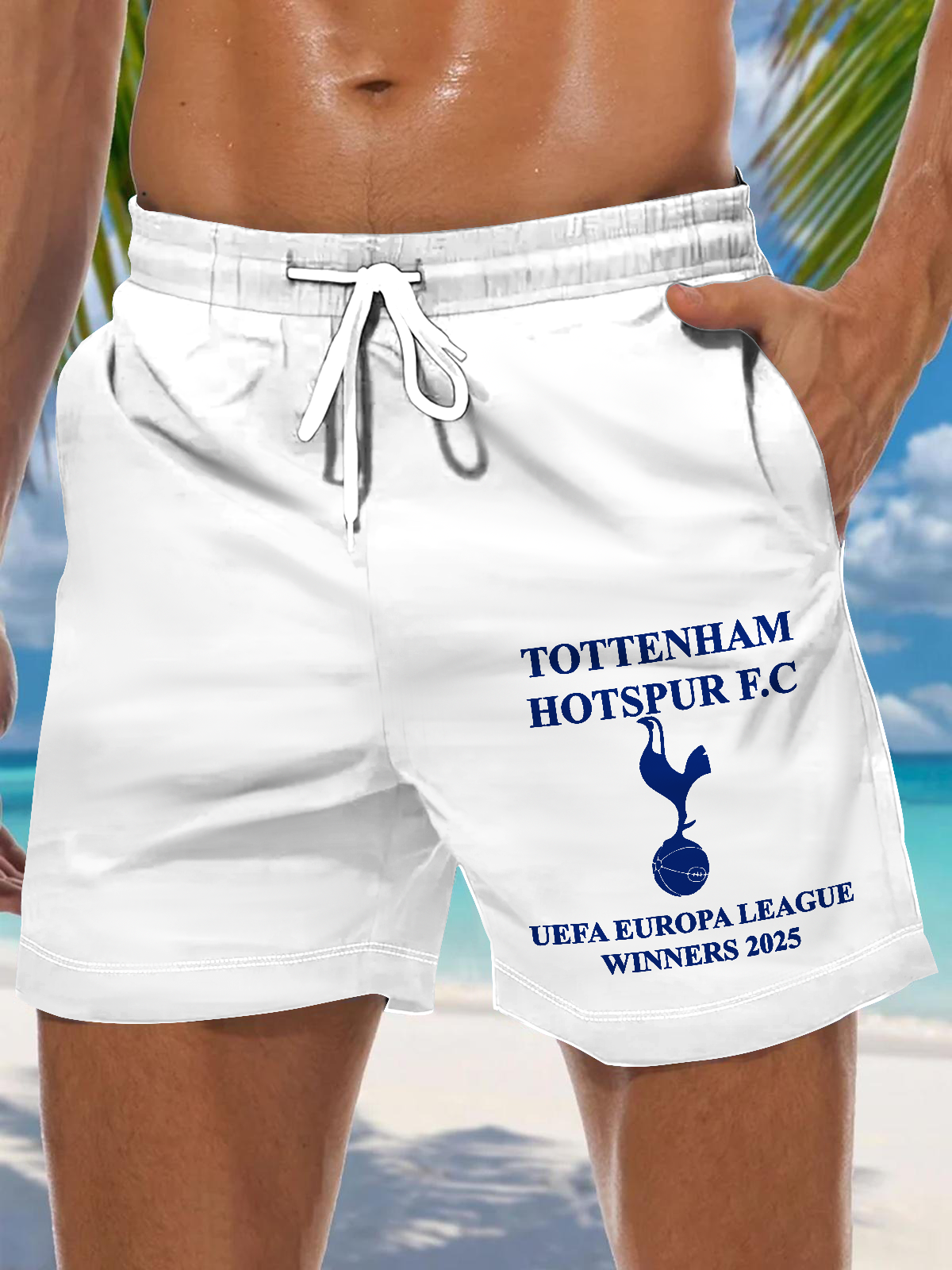 Tottenham Hotspur Champions 2025 Men's Print Pocket Shorts