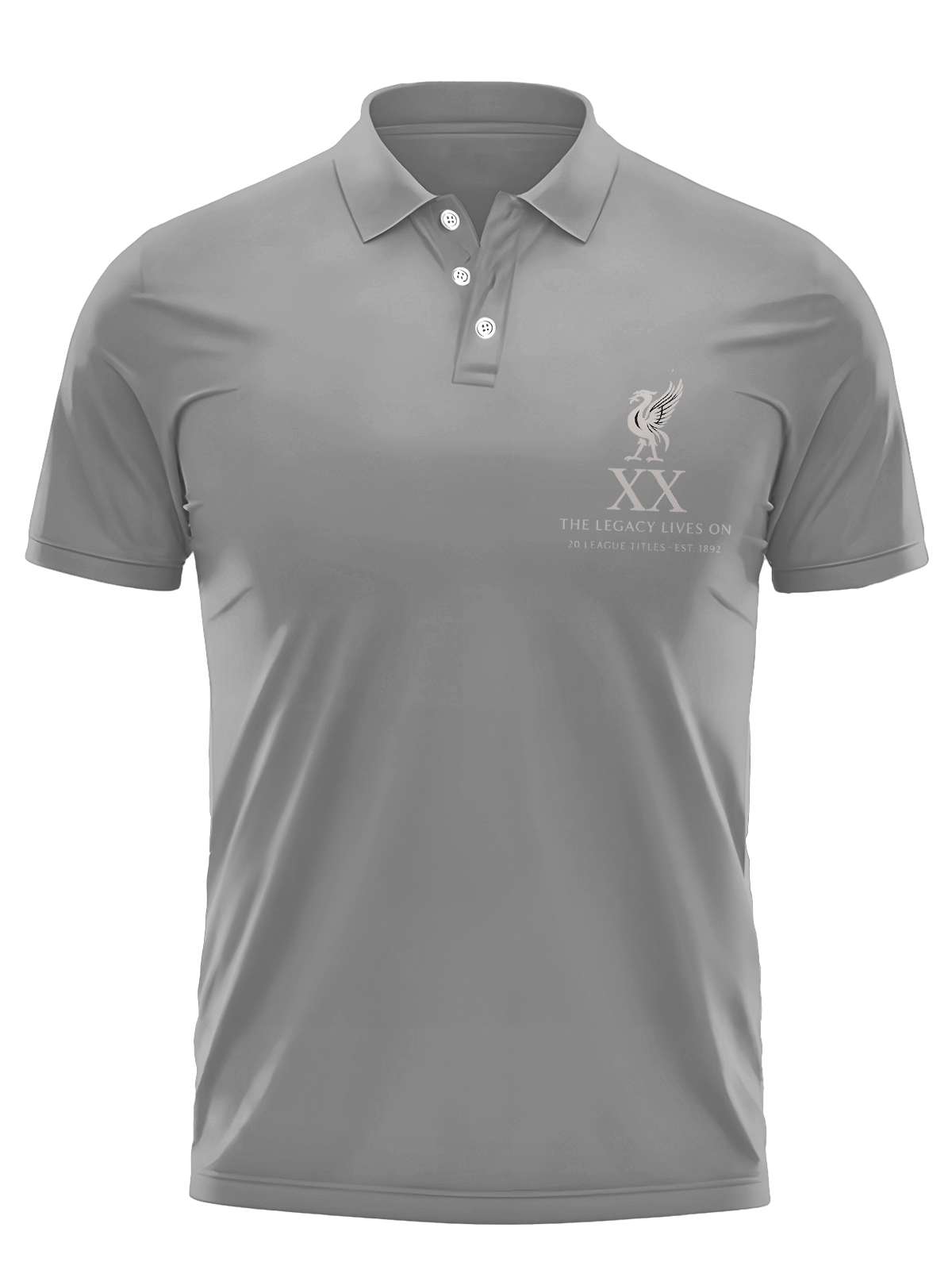 Vintage Liverpool Champions 2025 Men's Short Sleeve Button Polo Shirt
