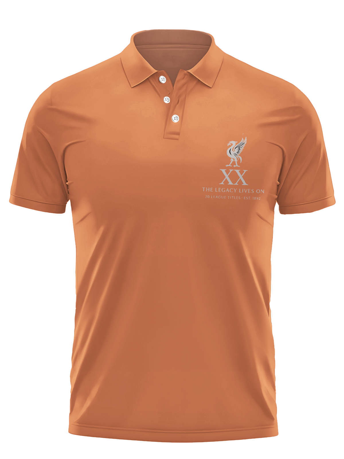 Vintage Liverpool Champions 2025 Men's Short Sleeve Button Polo Shirt