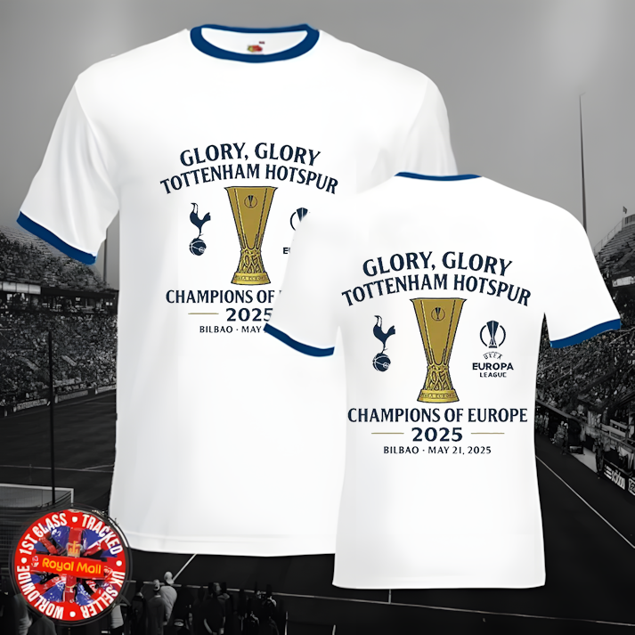Europa League Winners Ringer Football Fan T-shirt