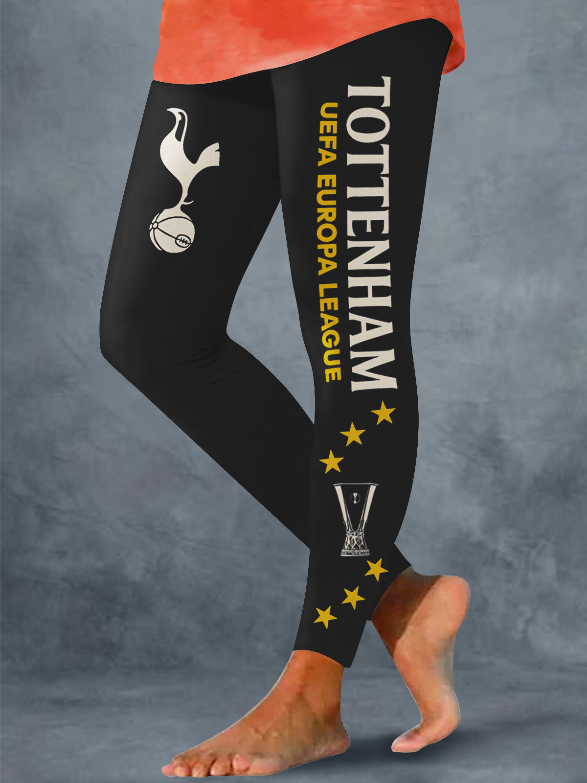 Europa League Winners Ringer Football Fan Leggings