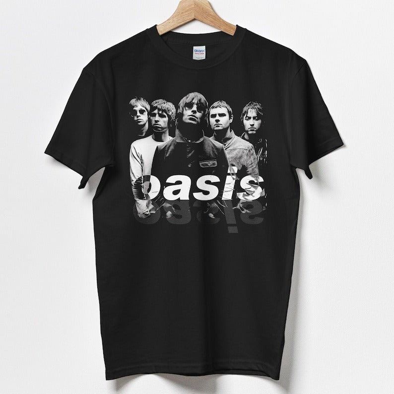 Oasis Music Fan Crew Neck T-shirt