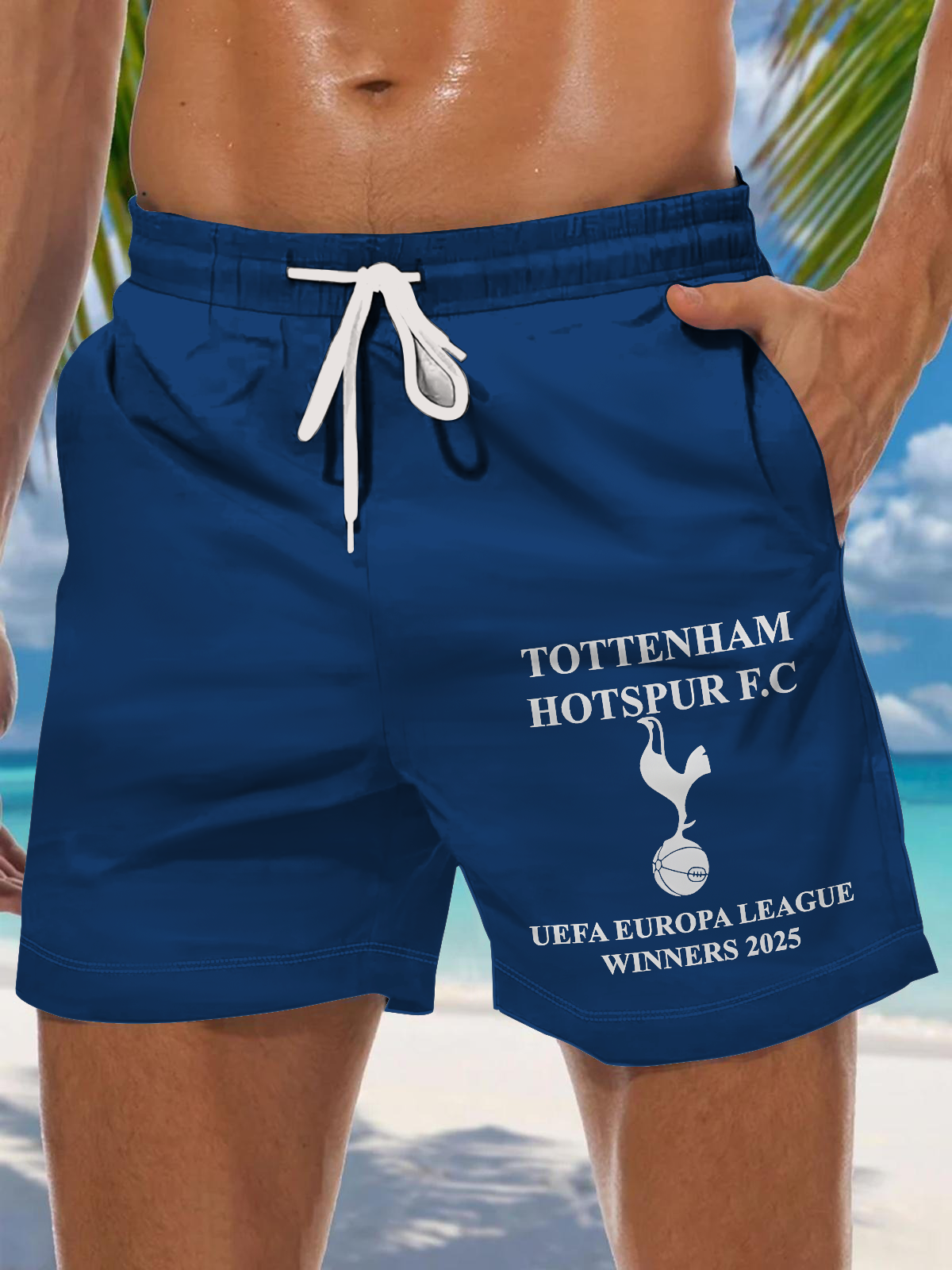 Tottenham Hotspur Champions 2025 Men's Print Pocket Shorts
