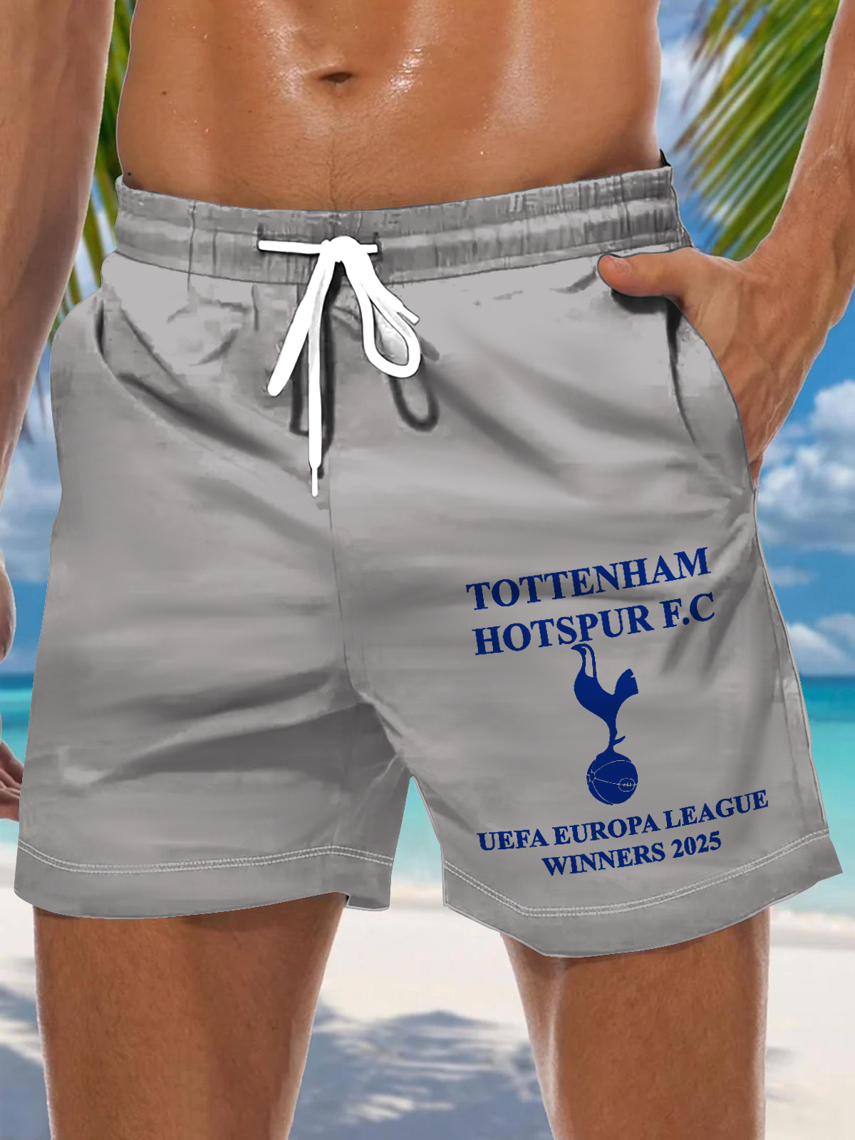 Tottenham Hotspur Champions 2025 Men's Print Pocket Shorts