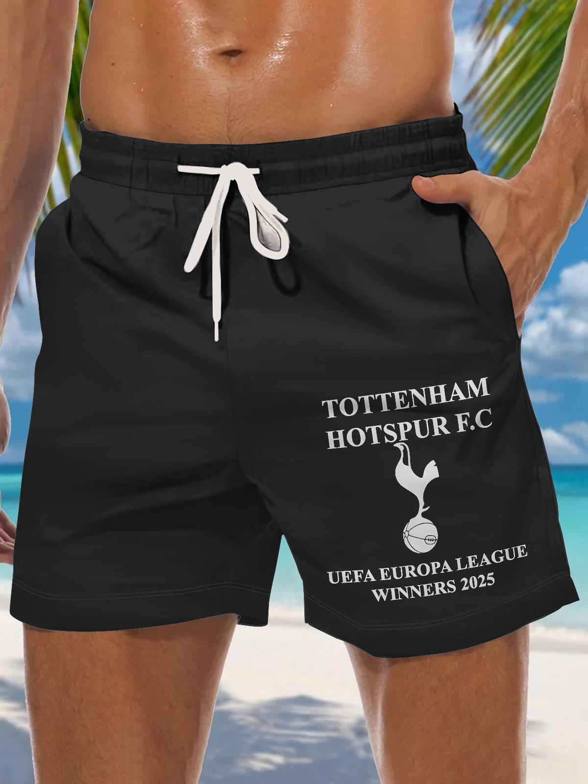 Tottenham Hotspur Champions 2025 Men's Print Pocket Shorts