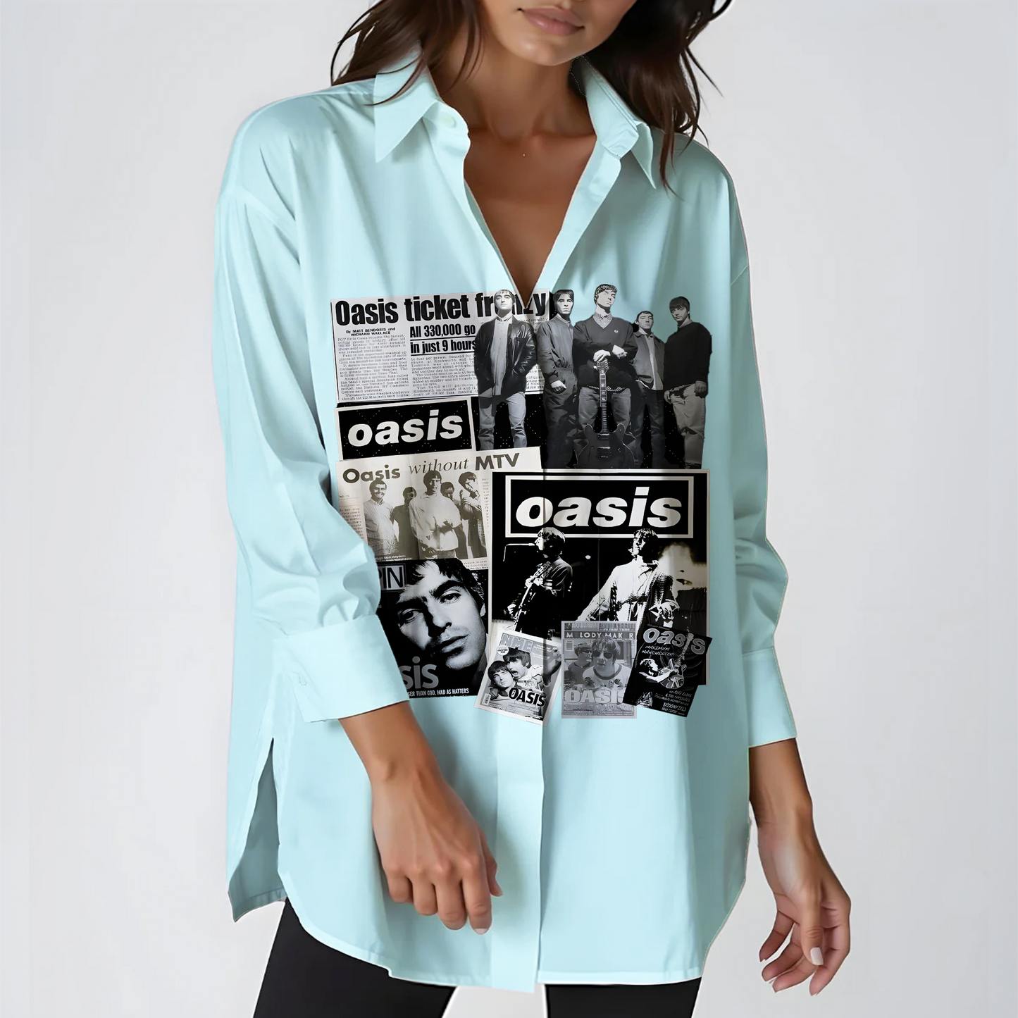 Oasis 2025 Tour Long Sleeve Casual Shirt