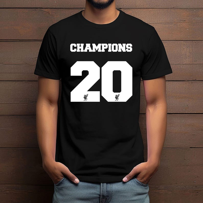 리버풀 챔피언스 2025 남성용 티셔츠