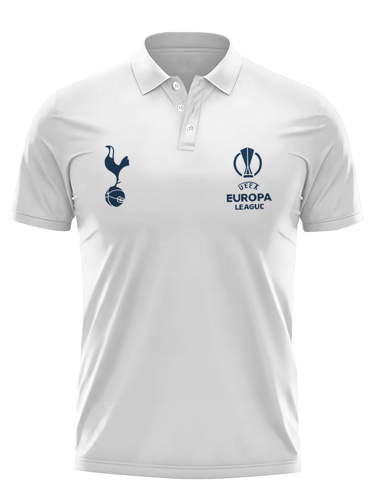 Tottenham Hotspur Champions 2025 Men's Button Polo Shirt