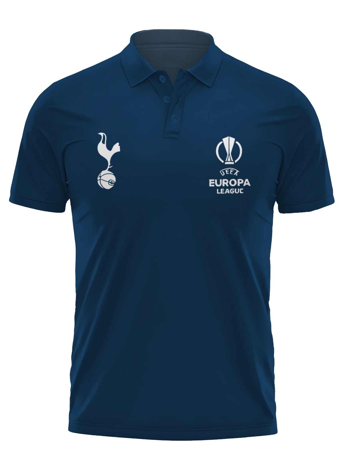 Tottenham Hotspur Champions 2025 Men's Button Polo Shirt