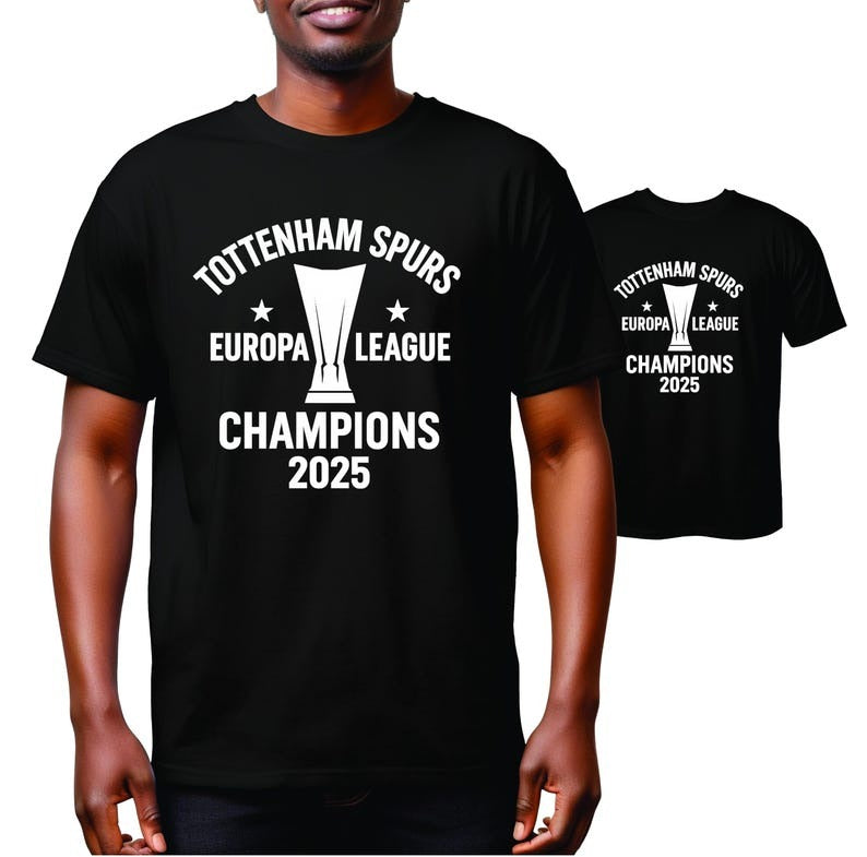 Tottenham Hotspur 2025 UEFA Europa League Winners T-Shirt