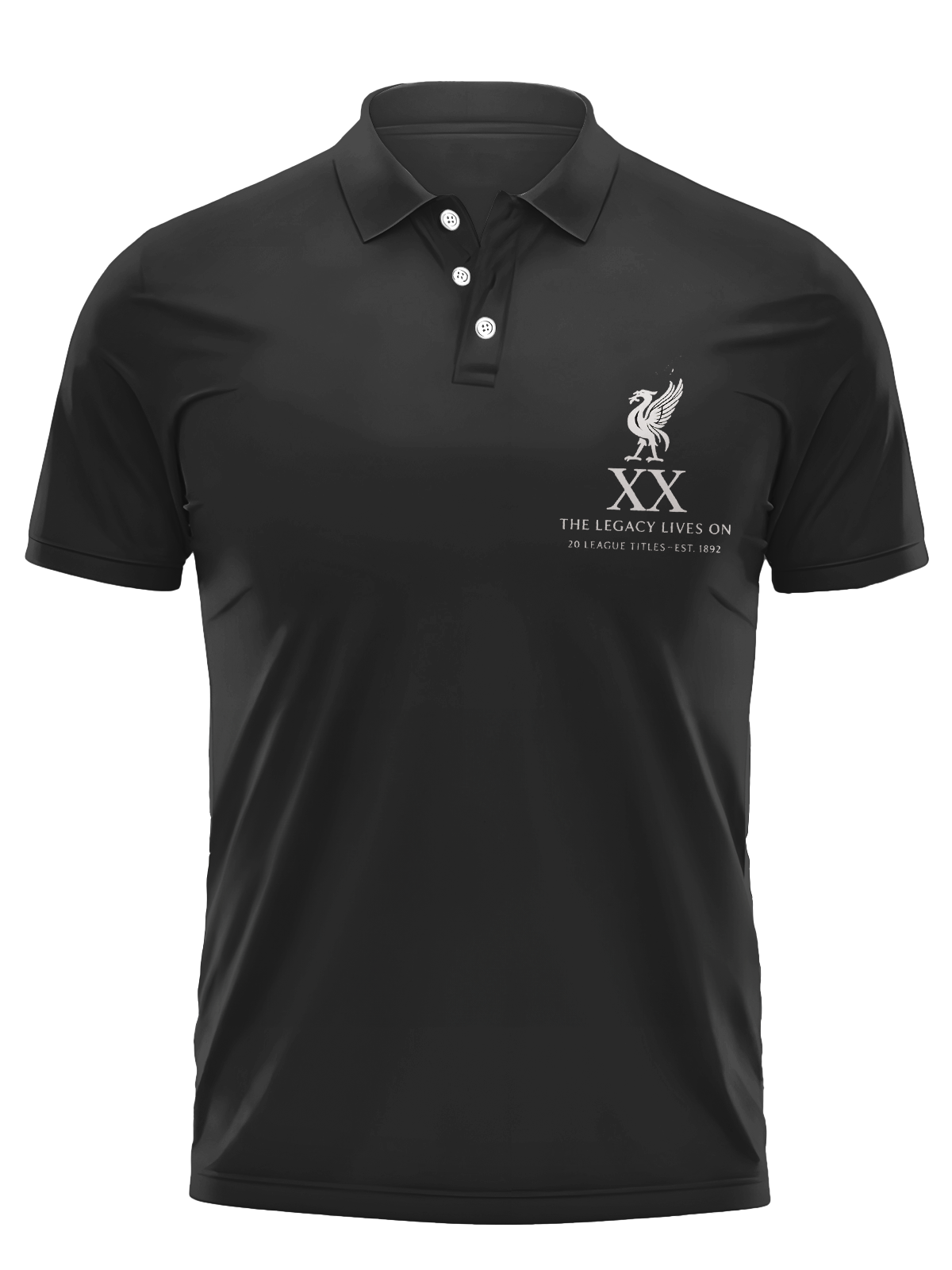 Vintage Liverpool Champions 2025 Men's Short Sleeve Button Polo Shirt