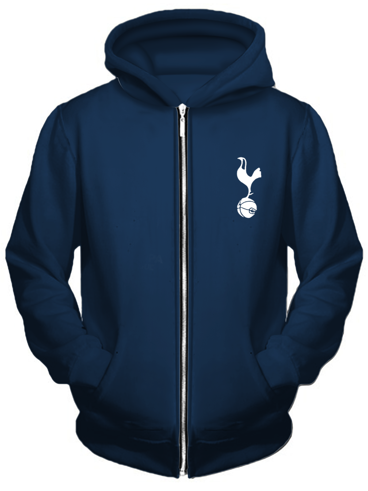 Unisex Tottenham Hotspur Football Fan Zippered Sweatshirt Jacket
