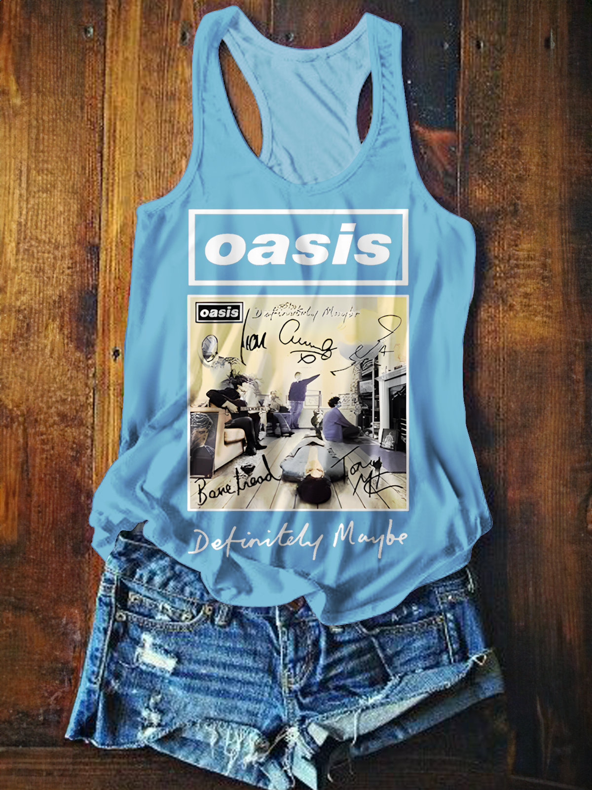 Oasis 2025 Tour Printed Casual Tank Top