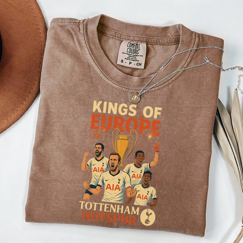 トッテナム・ホットスパー ヨーロッパリーグ チャンピオンズ 2025 レトロ Tシャツ
