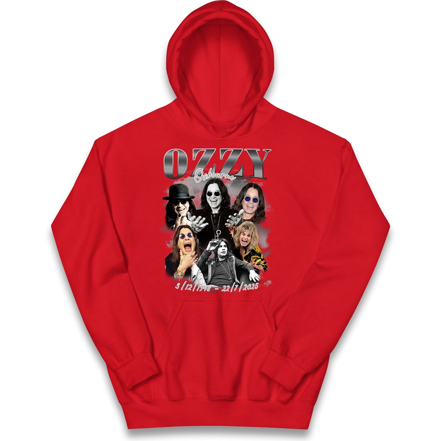 In Memory of Ozzy Osbourne Hooded Pocket Sweatshirt