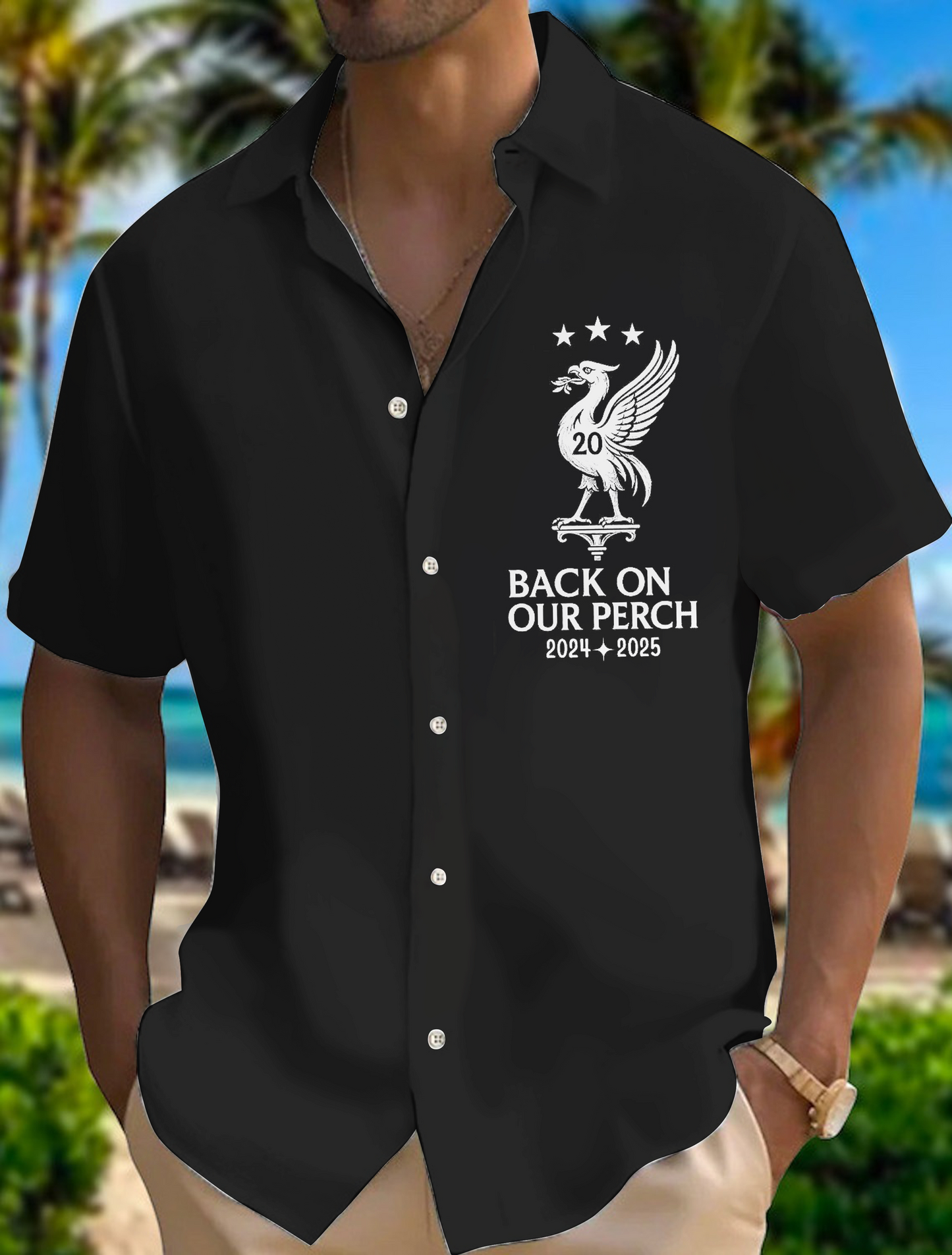 Liverpool Champions 2025 Football Fans Celebration Men's Shirt