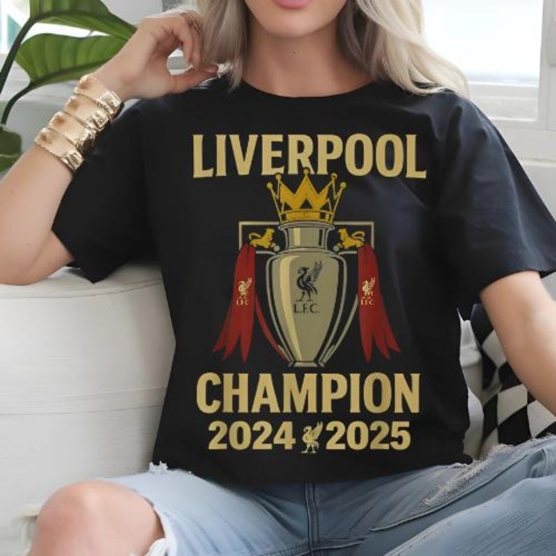 Vintage Liverpool 2025 Champions T-shirt