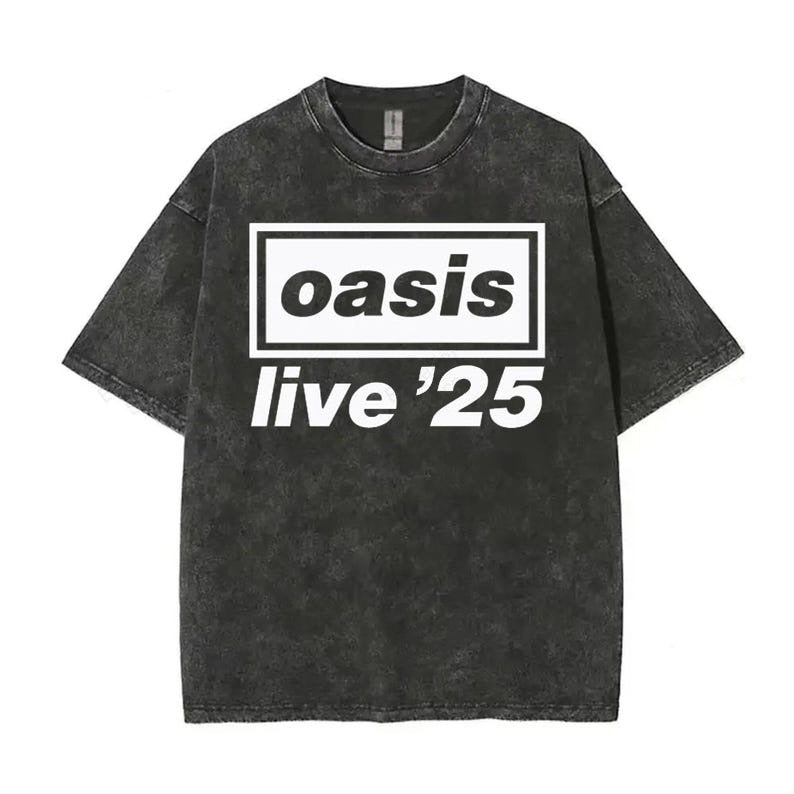 Oasis Live Tour 2025 Vintage Tee