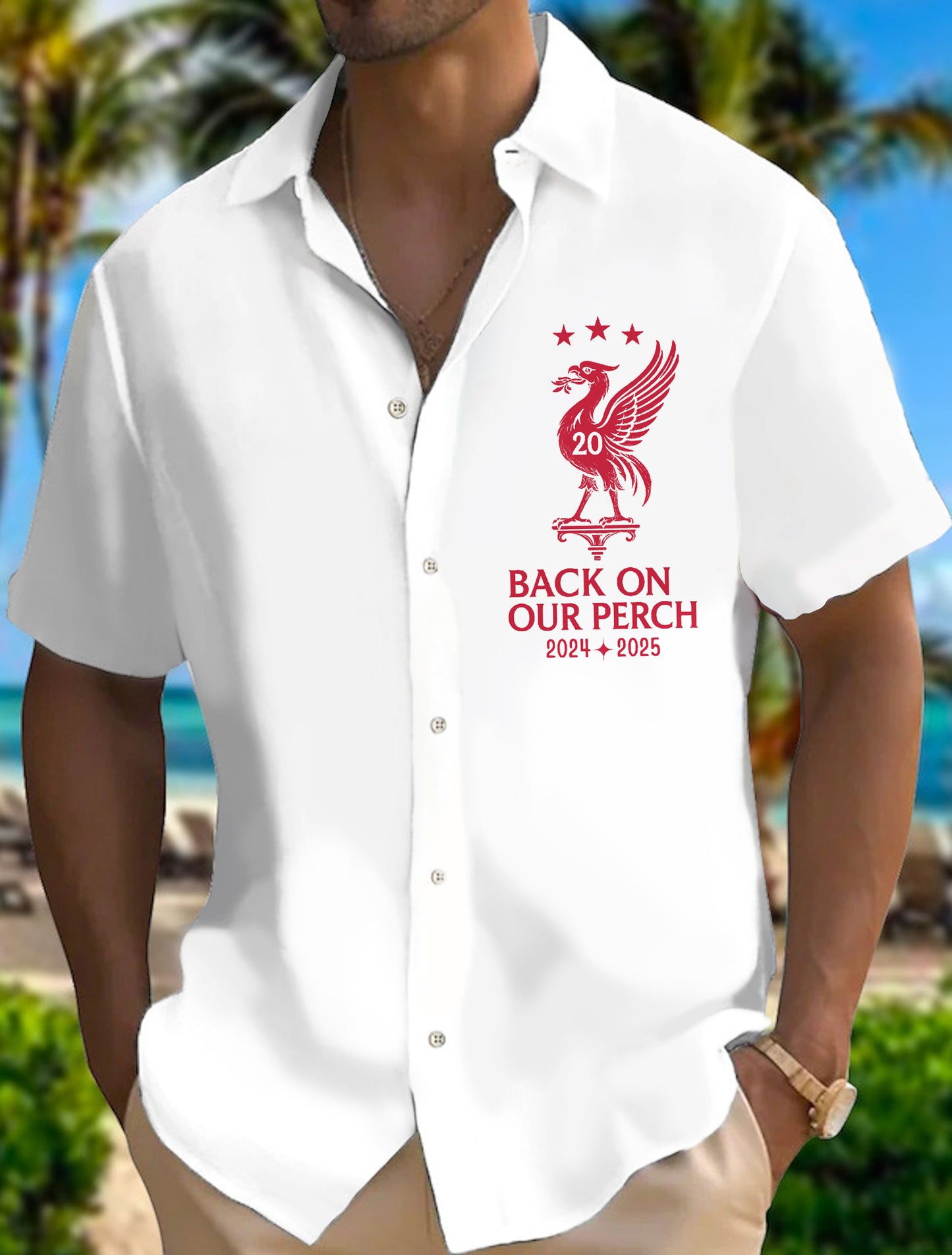 Liverpool Champions 2025 Football Fans Celebration Men's Shirt
