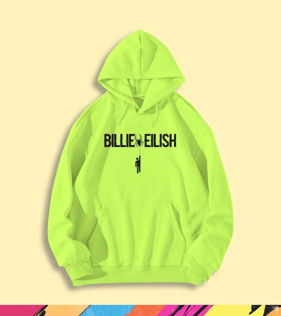 Billie Eilish Band Fan Long Sleeve Printed Hoodie