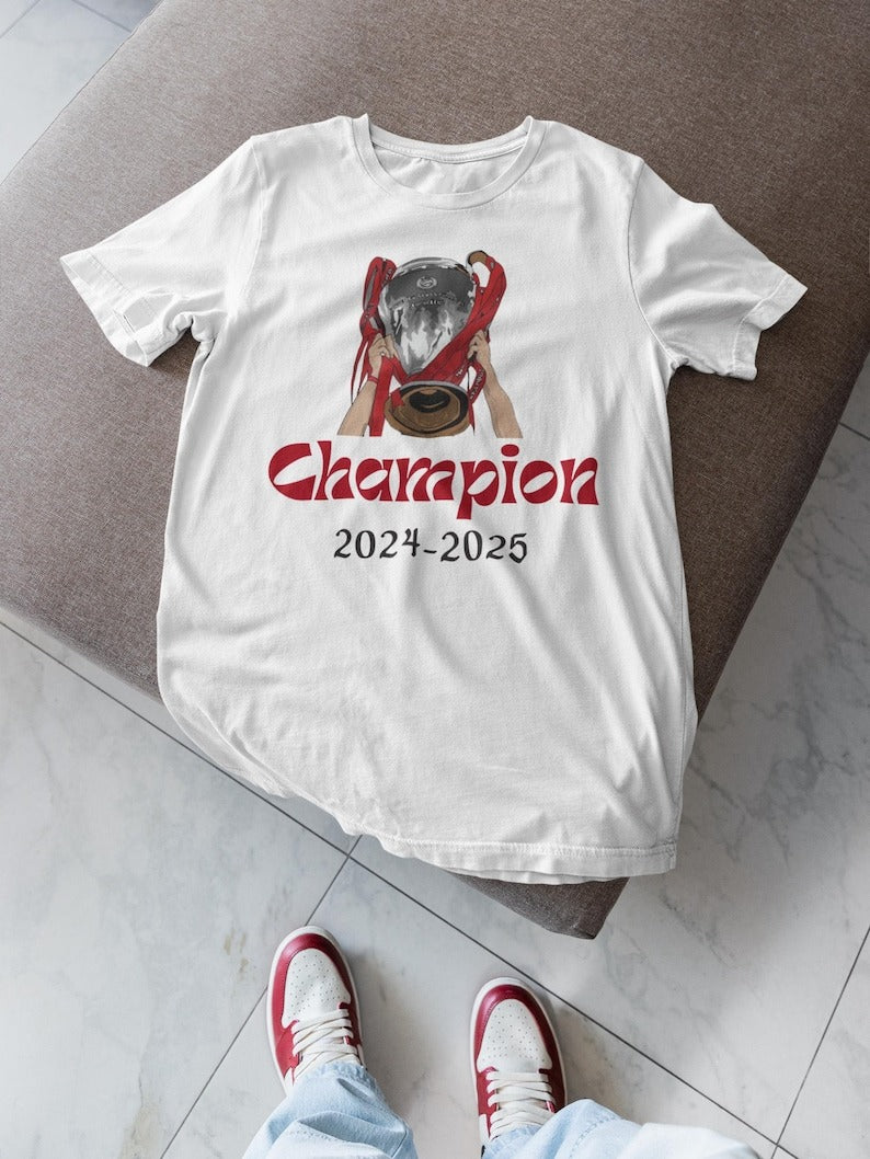 Liverpool Champions 2025 Mens Tee