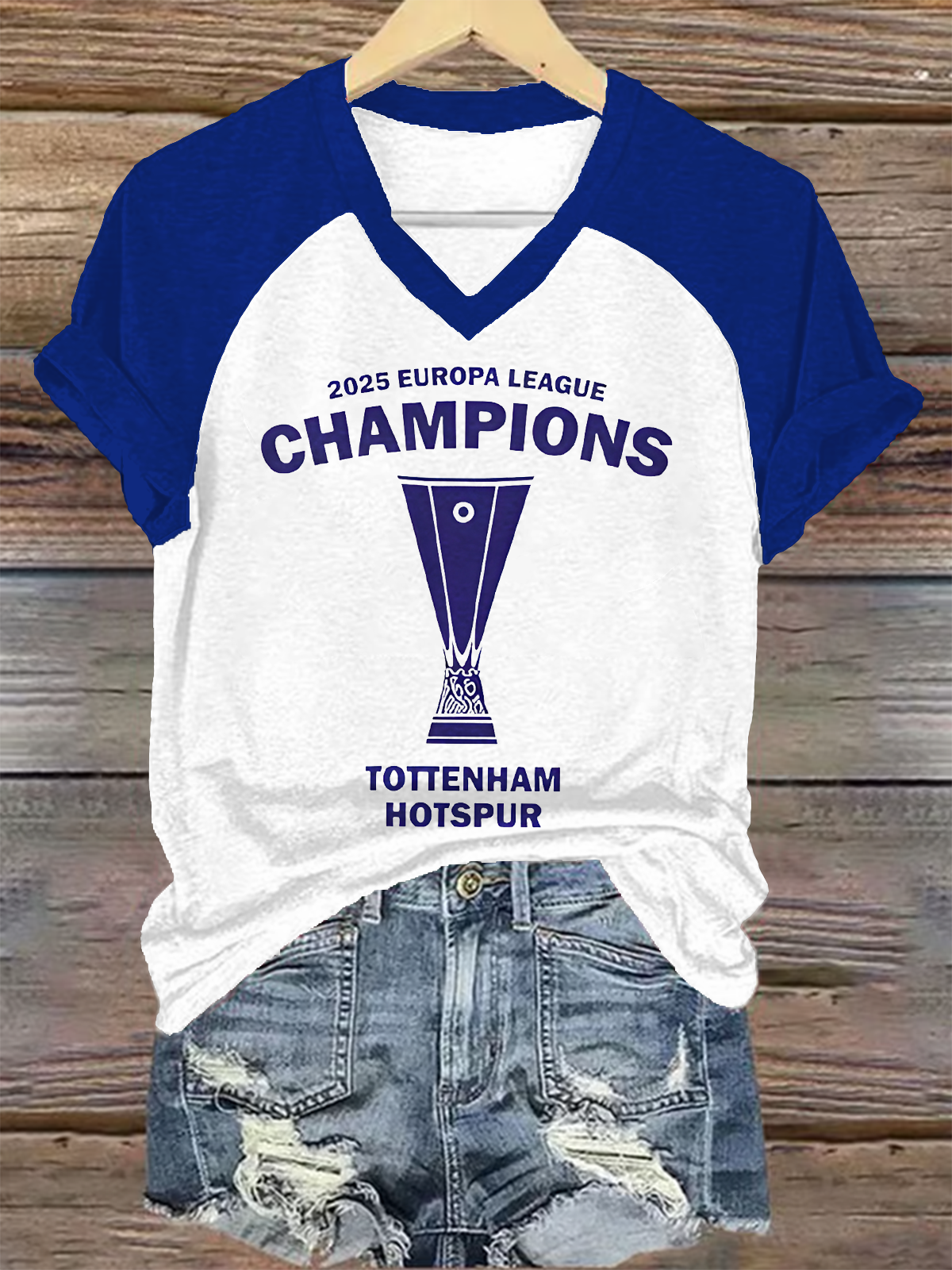 Tottenham Hotspur Champions 2025 Retro T-shirt