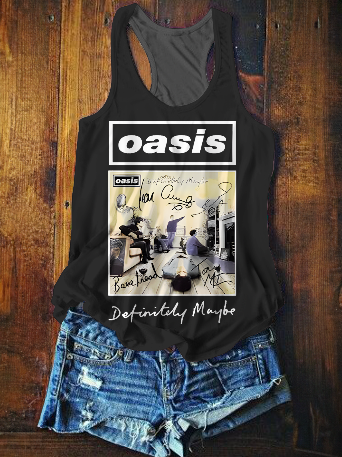 Oasis 2025 Tour Printed Casual Tank Top