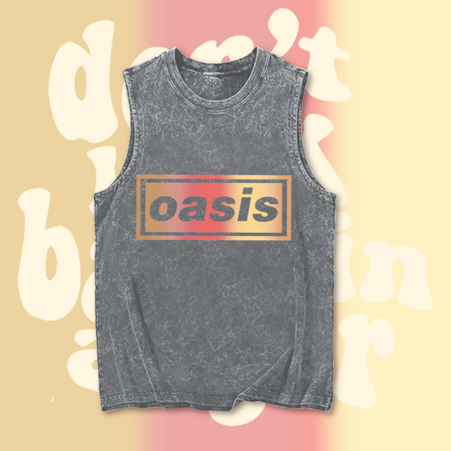 Oasis 2025 Tour Music Fans Printed Casual Tank Top