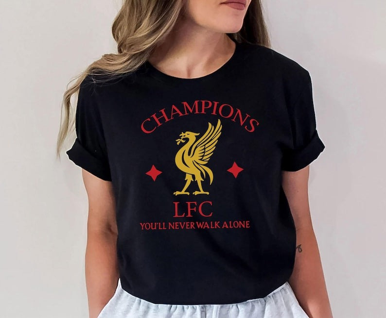 Women's Liverpool 2025 Champions T-shirt