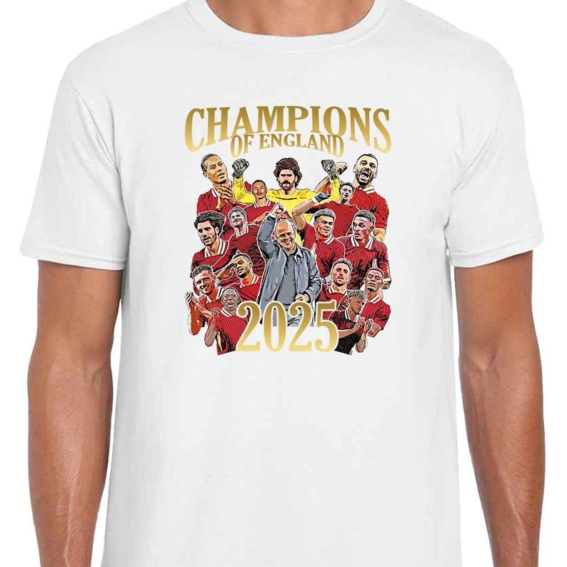 리버풀 챔피언스 2025 남성용 티셔츠
