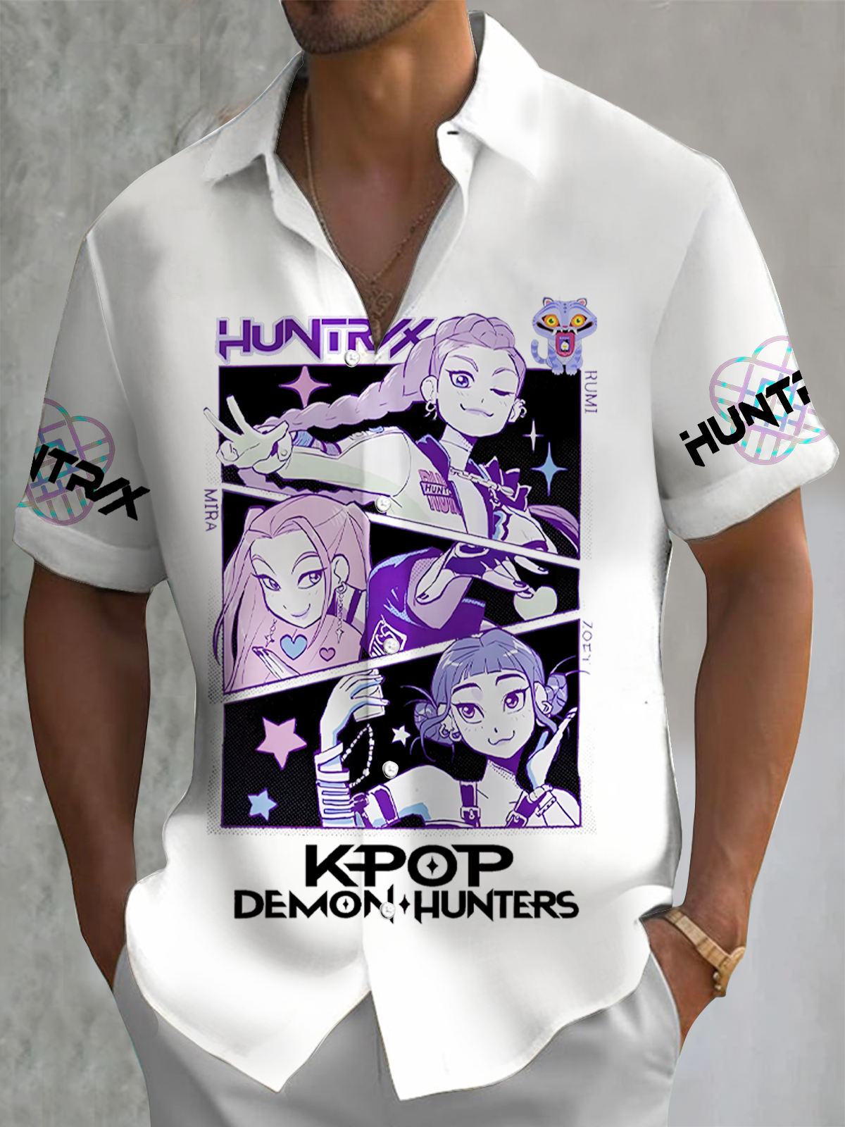 Kpop Demon Hunters Men's Short Sleeve Shirts