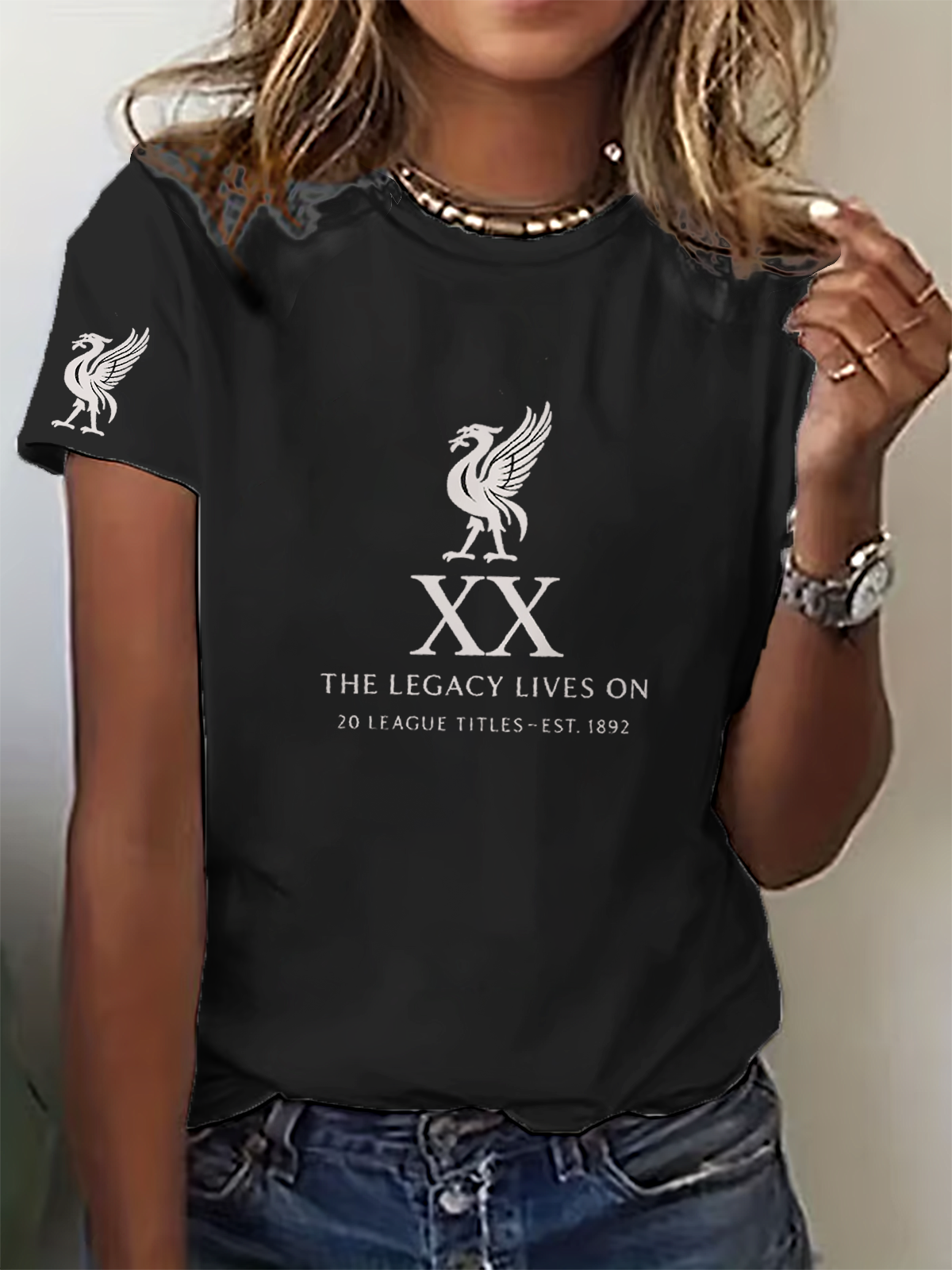 Liverpool Champions Wall Crew Neck T-shirt