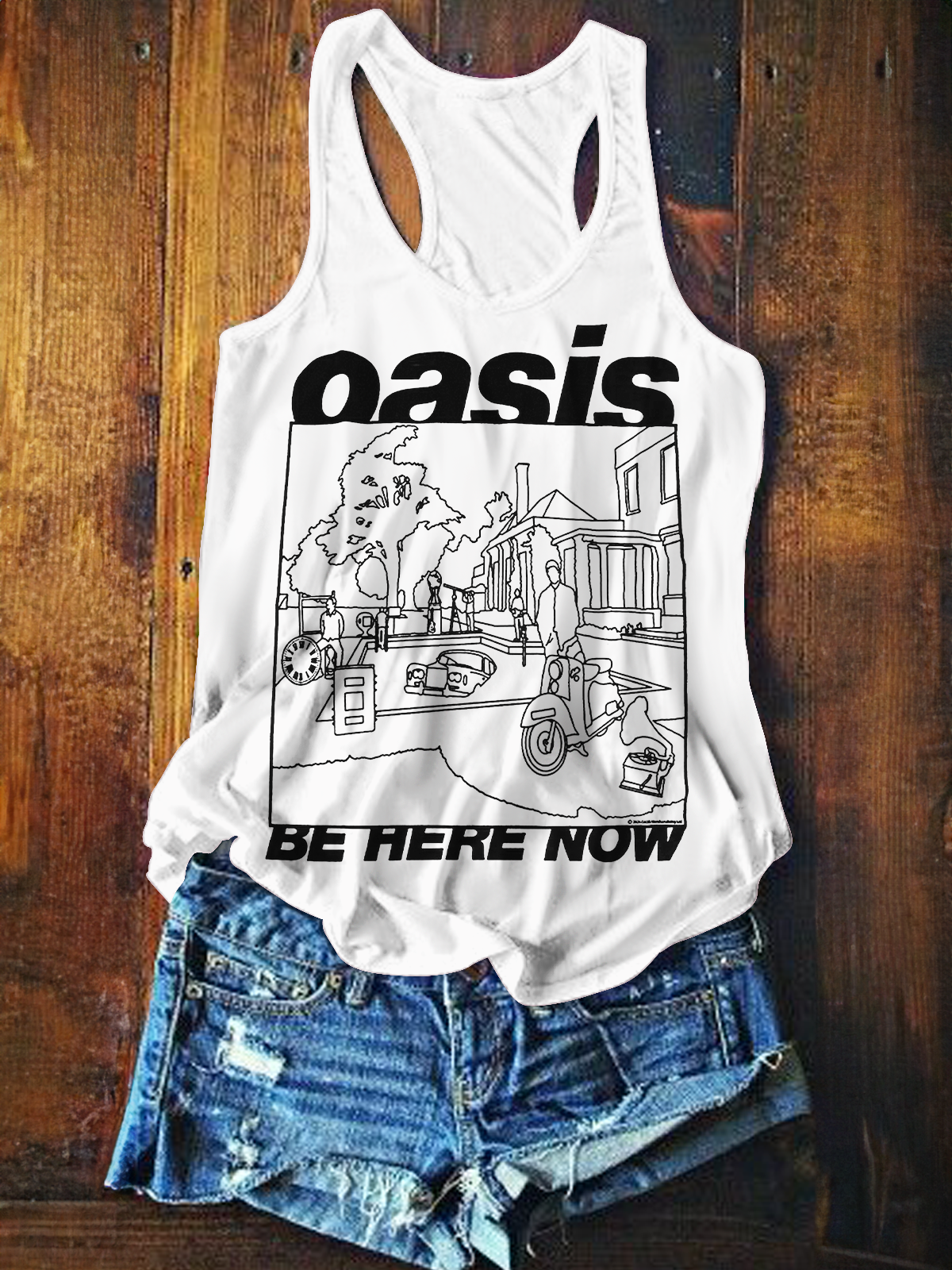 Oasis 2025 Tour Printed Casual Tank Top