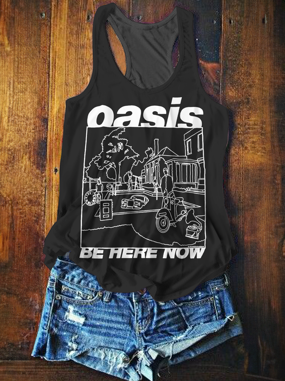 Oasis 2025 Tour Printed Casual Tank Top