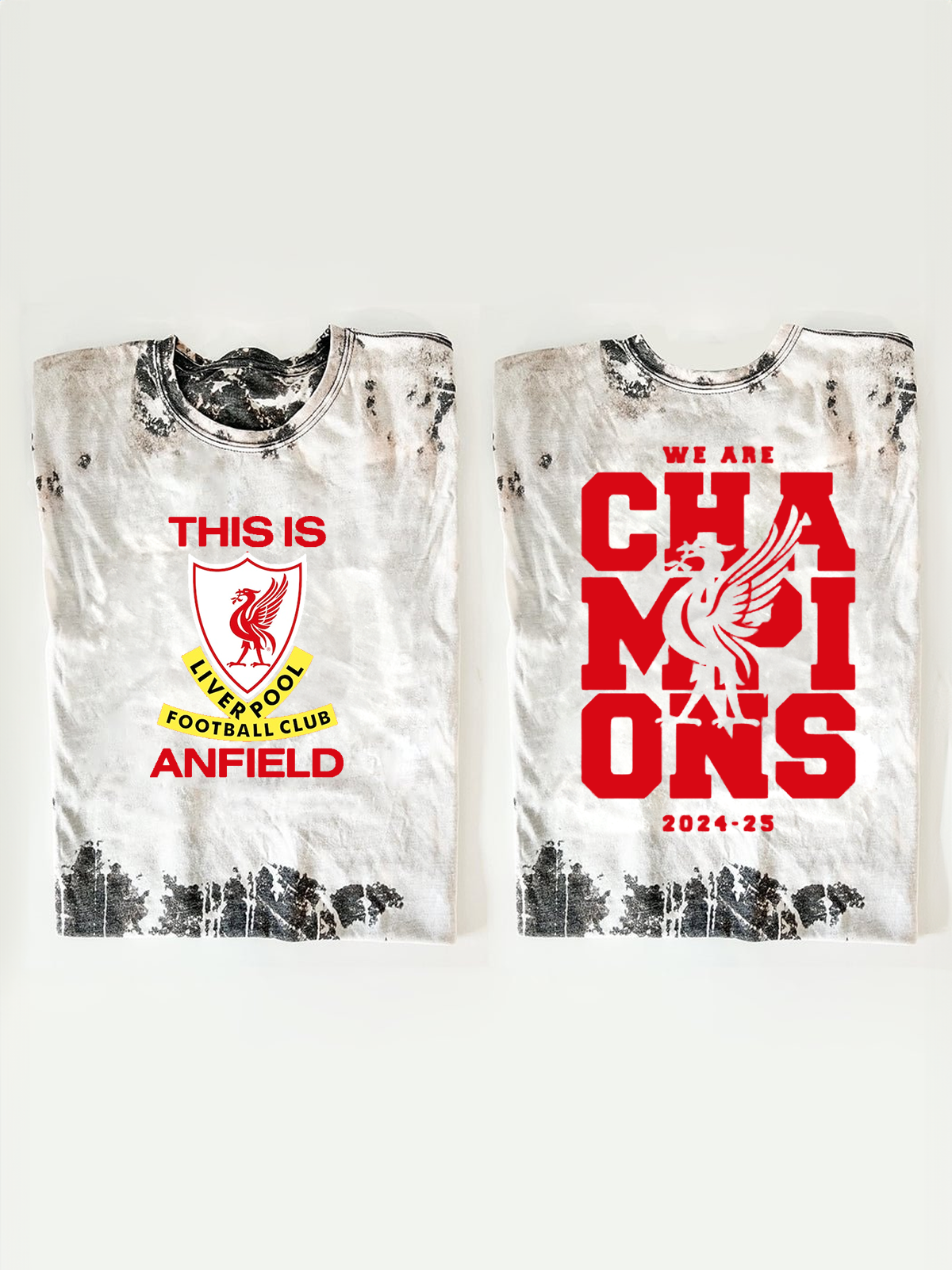 빈티지 리버풀 2025 챔피언 팬 탑