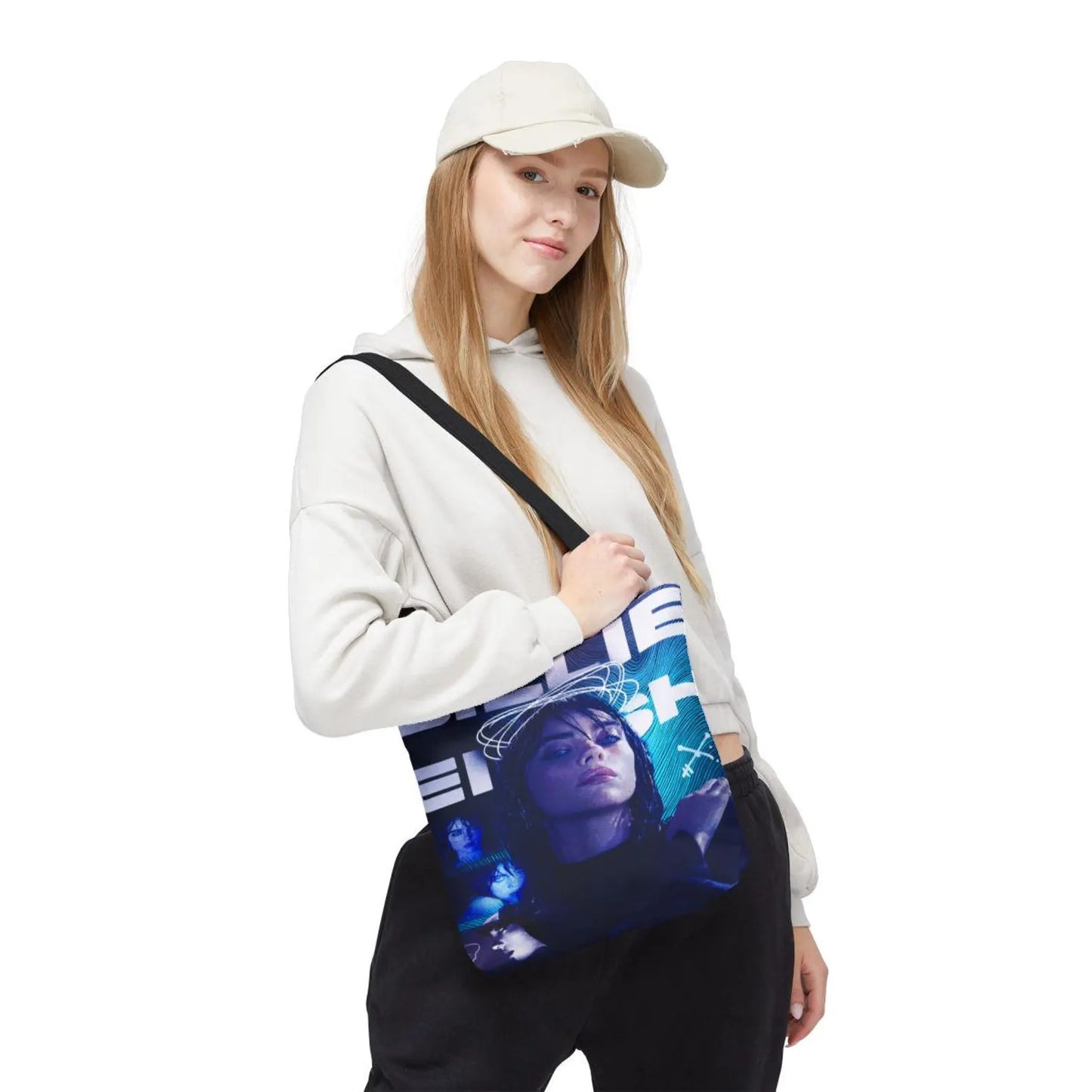 Billie Eilish Fans Shoulder Zipper Canvas Bag