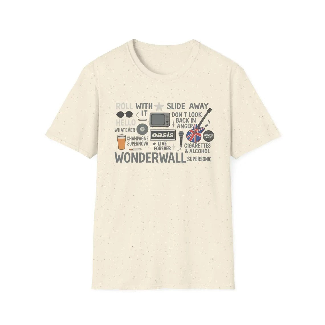 Oasis 2025 Tour Fans Unisex Cotton Tee