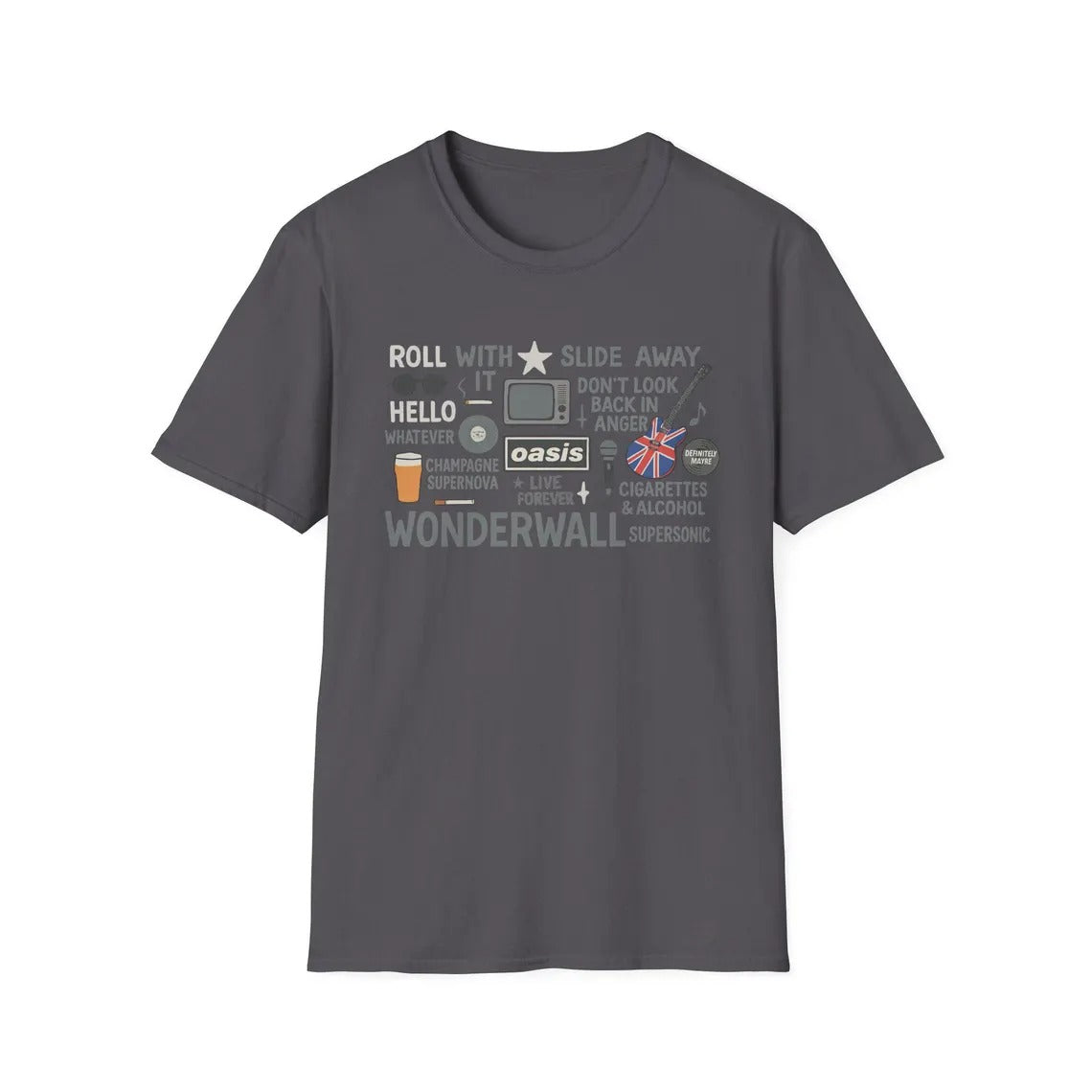 Oasis 2025 Tour Fans Unisex Cotton Tee