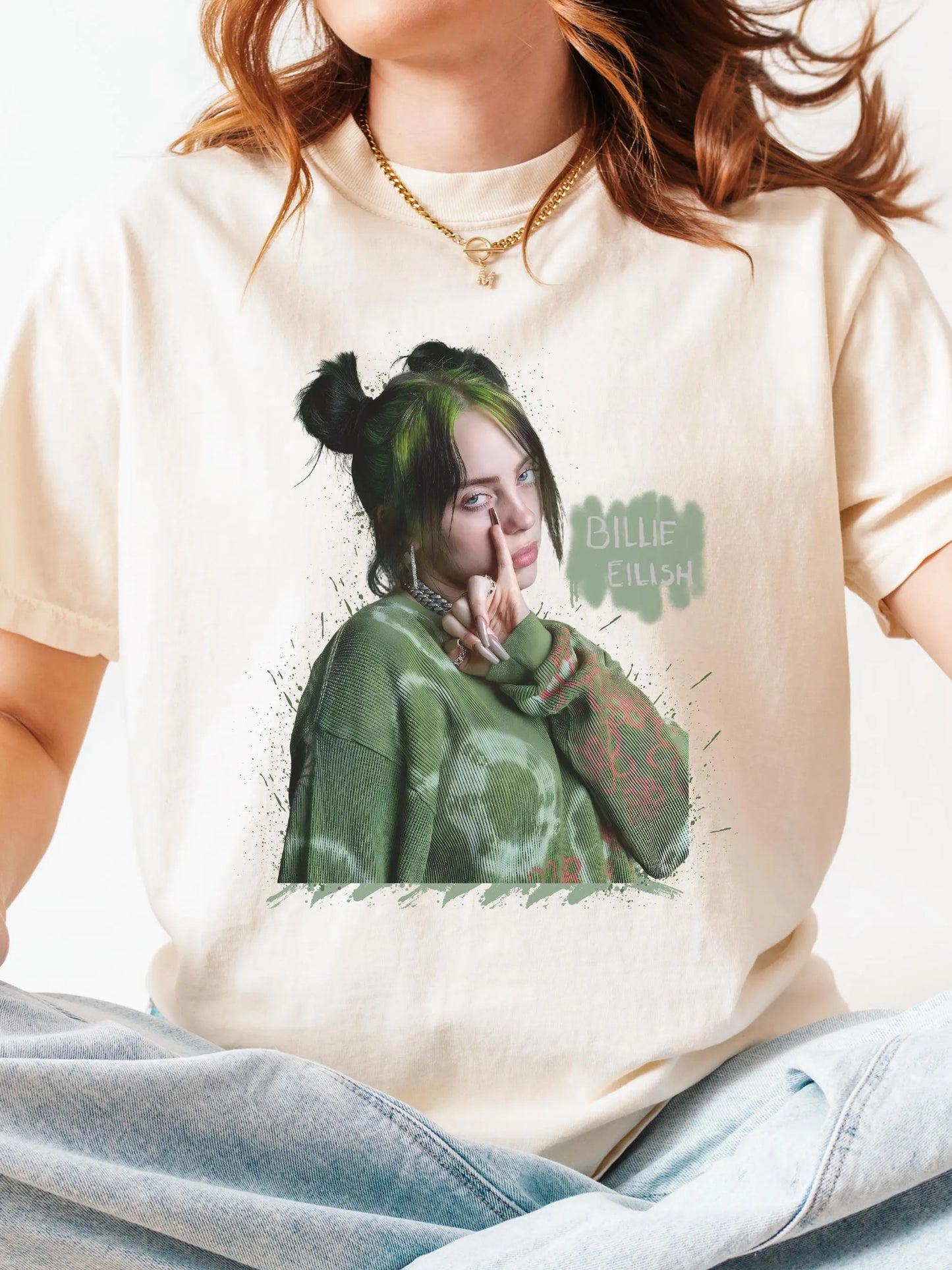 Billie Eilish Hit Me Hard And Soft Tour Unisex Cotton Tee