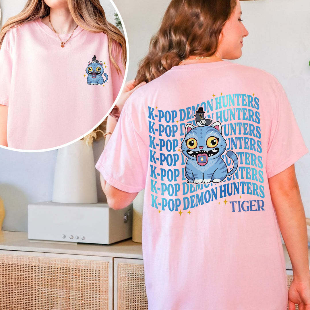 Demon Hunters Huntrix Print Crew Neck T-shirt