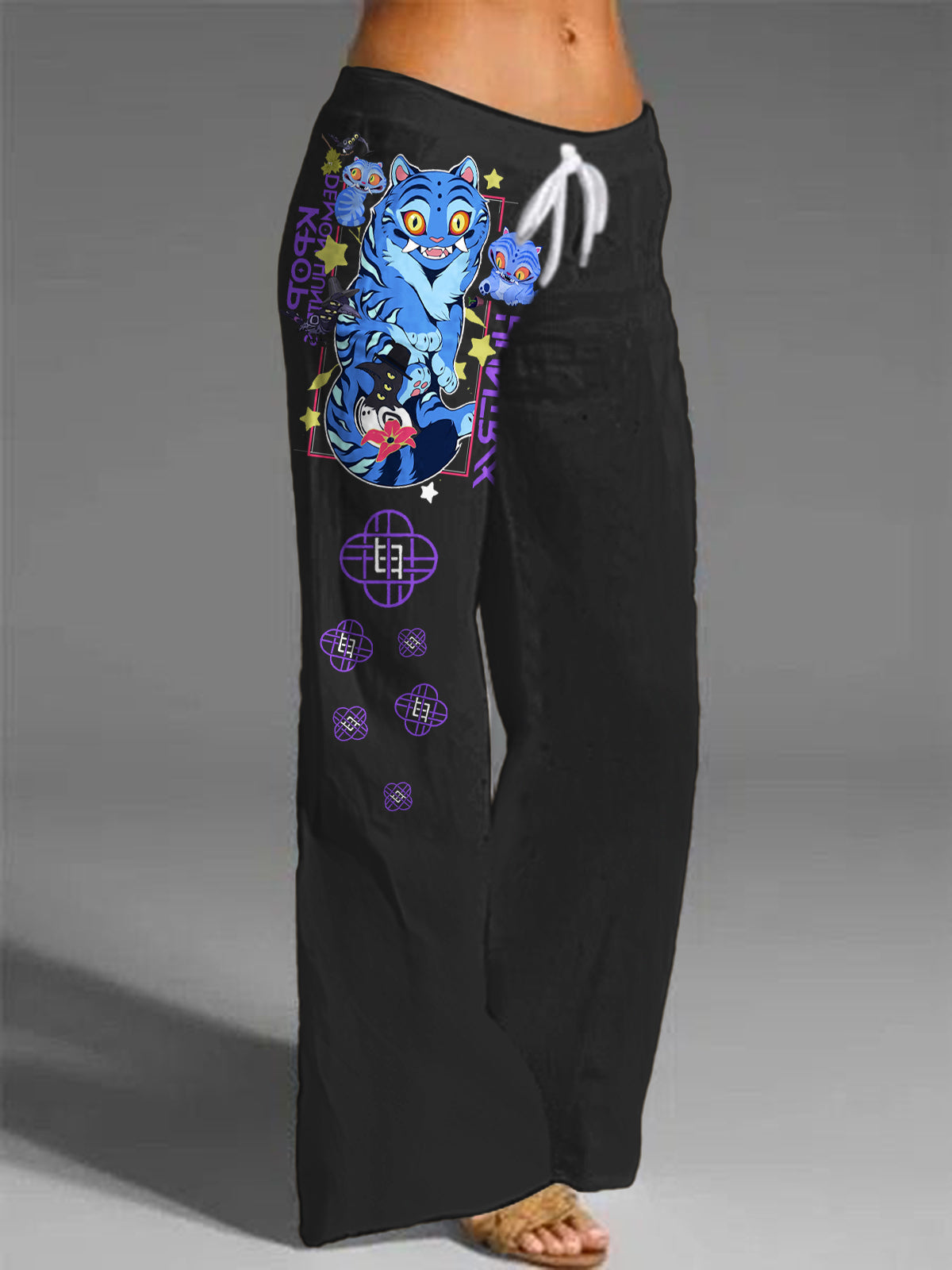KPop Demon Hunters Print Casual Pants