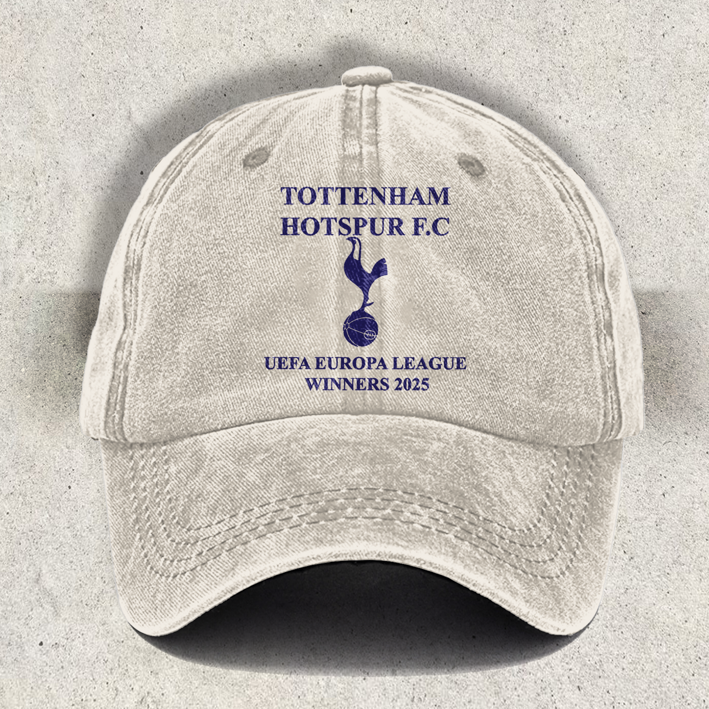 Tottenham Hotspur Champions 2025 Printed Baseball Cap