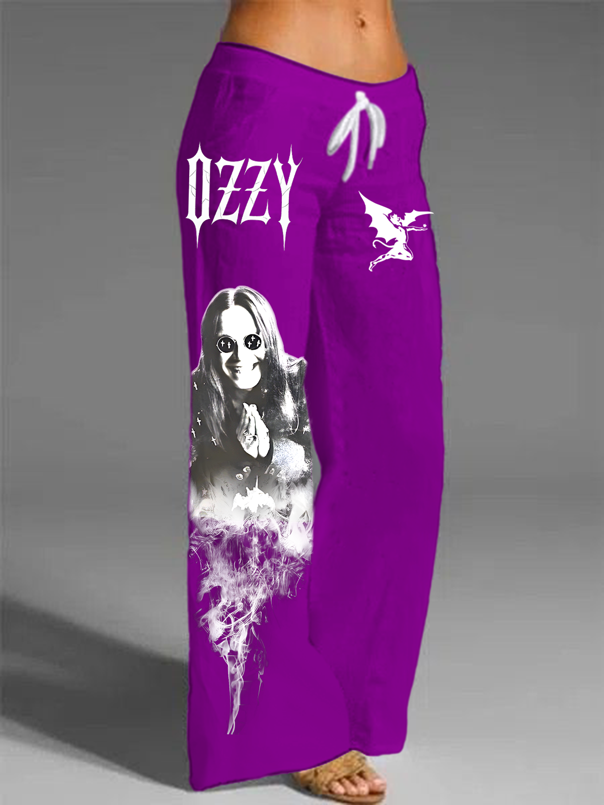 Ozzy Osbourne Women's Printed Casual Pants
