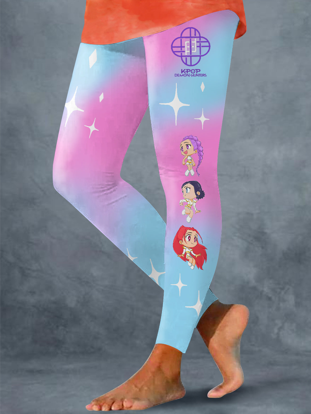 KPop Demon Hunters Print Leggings
