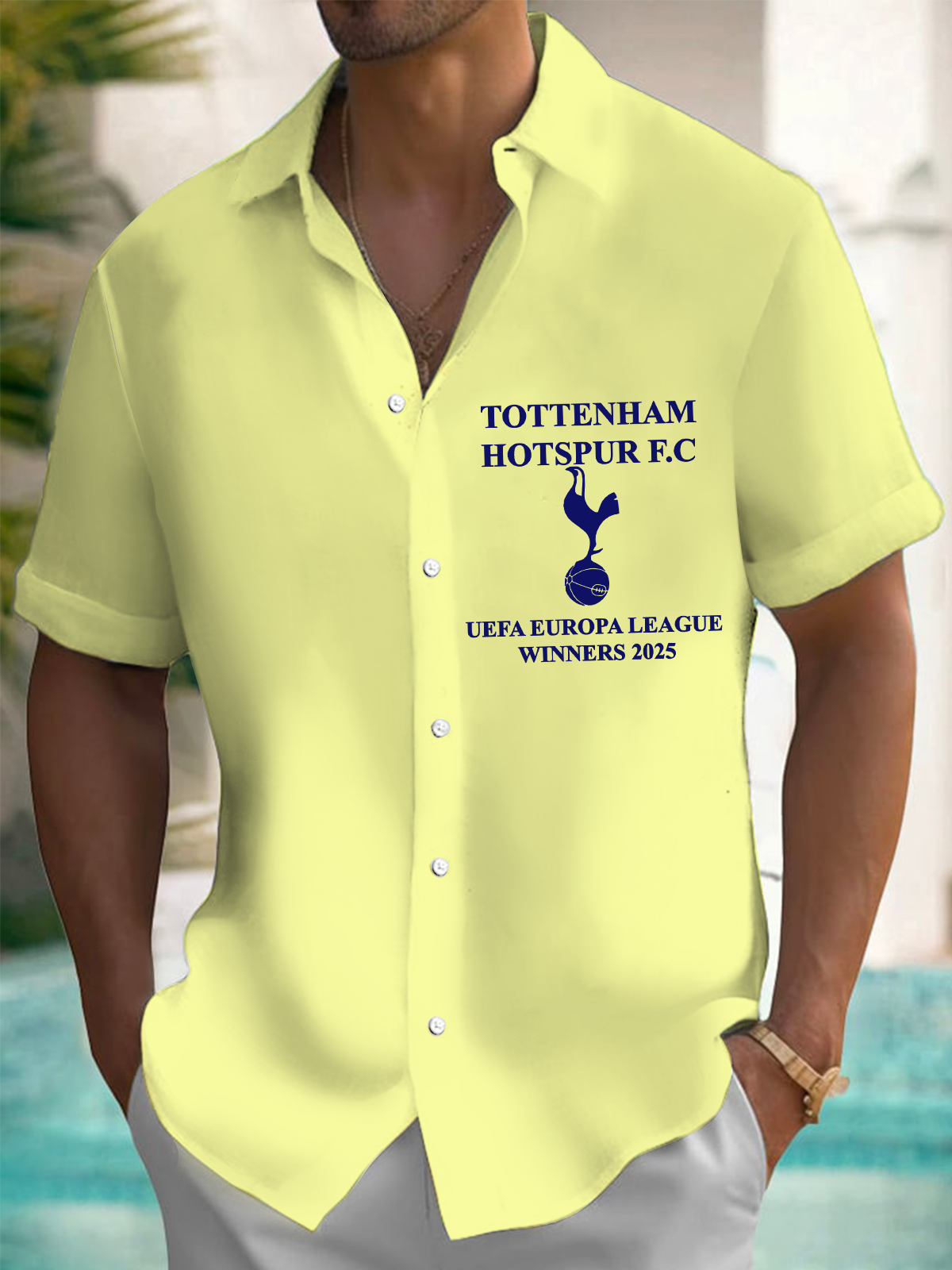 Tottenham Hotspur Football Fans Men's Short Sleeve Shirts