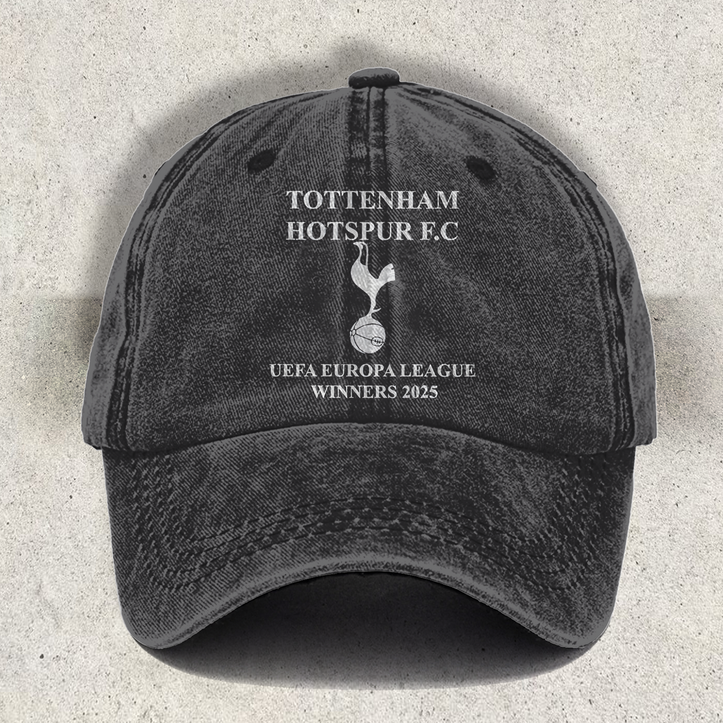 Tottenham Hotspur Champions 2025 Printed Baseball Cap