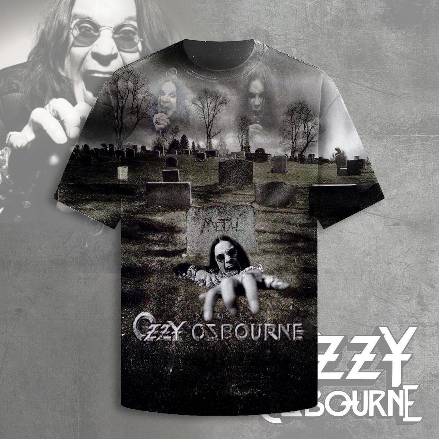 Ozzy Osbourne Crew Neck T-shirt