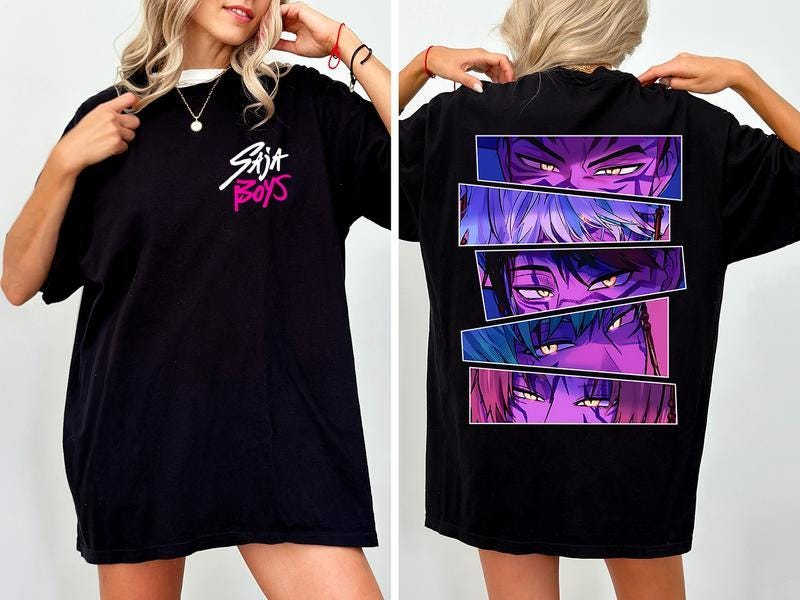 Huntrix Kpop Demo Movie Vintage Print Retro T-shirt