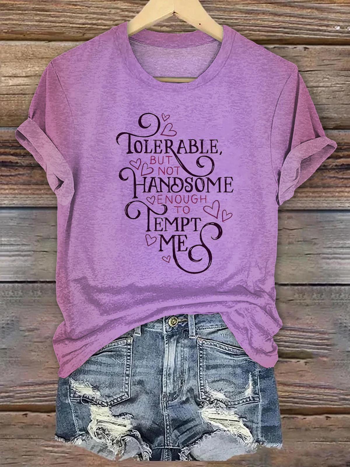Pride And Prejudice Print V-neck T-Shirt