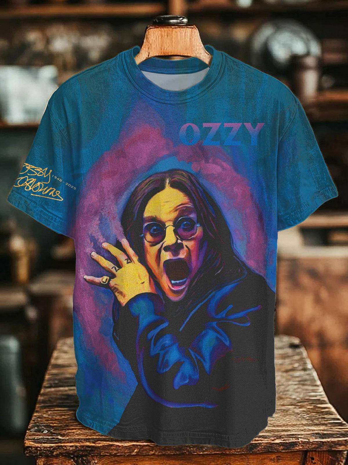 Mischievous Ozzy Osbourne Crew Neck T-shirt